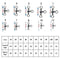 ZANLURE 100 Pcs 3 Way Barrel Swivels Solid Rig Rings Fishing Lures Connector Tackle