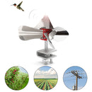 Bird Blinder Repeller Wind Power Control Optical Reflection Garden Bird Animal Scarer Stainless Steel