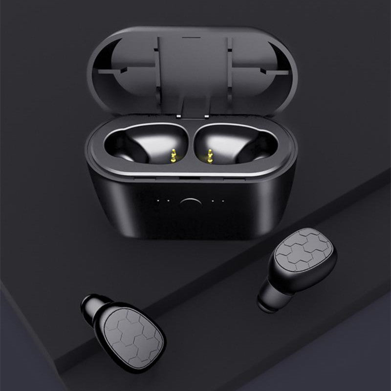 [True Wireless] bluetooth V5.0 TWS Earphone Stereo IPX5 Waterproof Binaural Call Mini Headset Headphones With Mic for Iphone Xiaomi