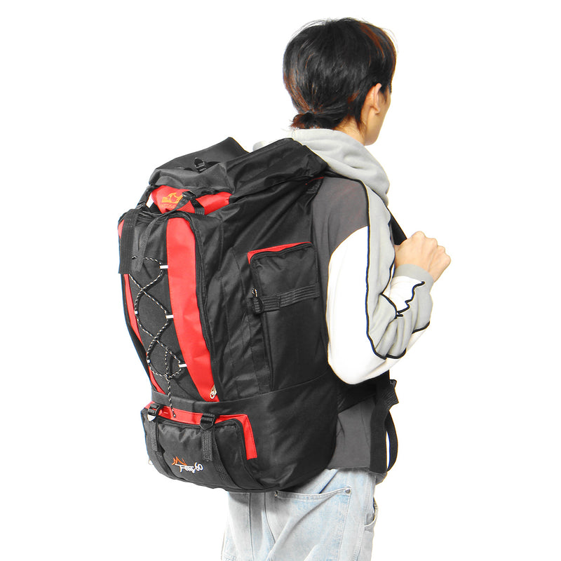 60L Outdoor Sport Hiking Camping Rucksack Bag Luggage Travel Backpack Waterproof