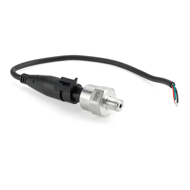 5V 1/8NPT Stainless Steel Fuel Pressure Sensor Transducer Sender For Oil Air Water 5/15/30/60/100/150/200/300/500/1000/1600 Psi