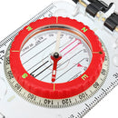 Professional Pocket Military Compass Compact Baseplate Pocket Hiking Sighting Walking LED light