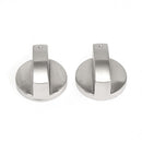 Universal Silver Gas Stove Knobs Cooker Oven Hob Control  Switch