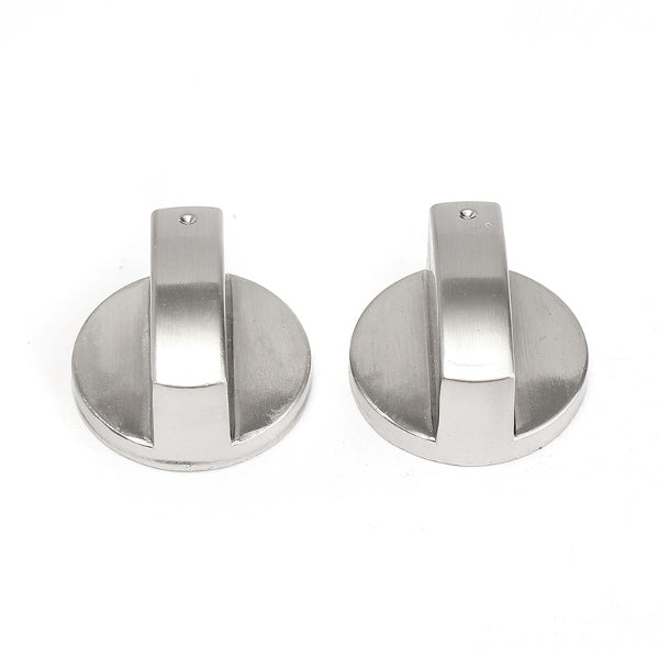 Universal Silver Gas Stove Knobs Cooker Oven Hob Control  Switch