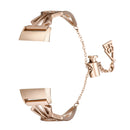 KALOAD 21x7x2cm Stainless Steel Smart Watch Band Straps Replacement for Fitbit Charge 3