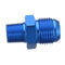 AN10 To 3/8inch NPT Aluminum Fuel Oil Straight Fitting Adapter Adaptor Blue