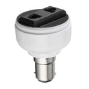E27 E14 B22 B15D Lamp Bulb Adapter Socket Holder Convert To US/EU Power Female Outlet