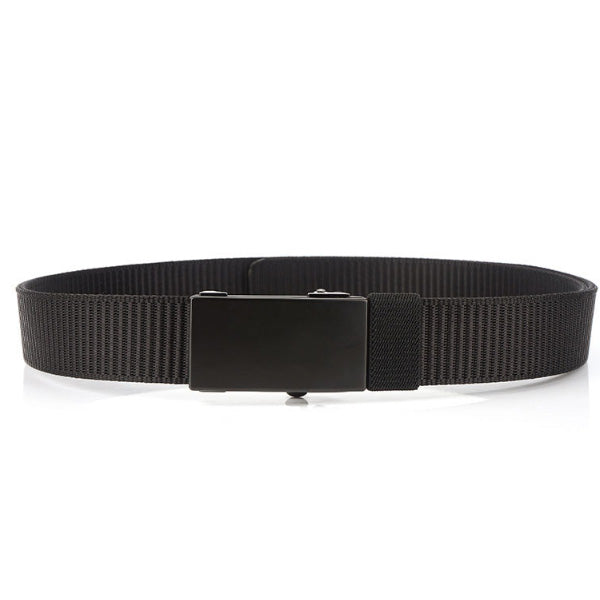 AWMN 125cm Nylon Waist Leisure Belts Zinc Alloy Quick Release Inserting Buckle Tactical Belt