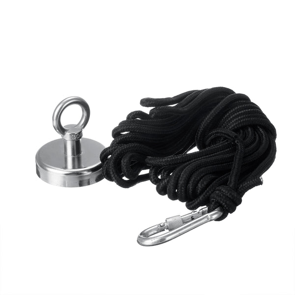250kg Pull Fishing Treasure Hunting Neodymium Recovery Magnet + 10 Metre Rope