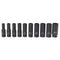 10pcs 1/2 inch Drive Deep Impact Metric Socket Set 10-24mm Air Garage Socket Wrench Tool