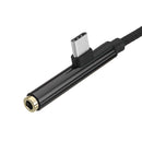 Bakeey 2 in 1 Type C 3.5MM Jack Aux Audio Braided Fast Charging Data Cable 1M For Smart Phone Tablet