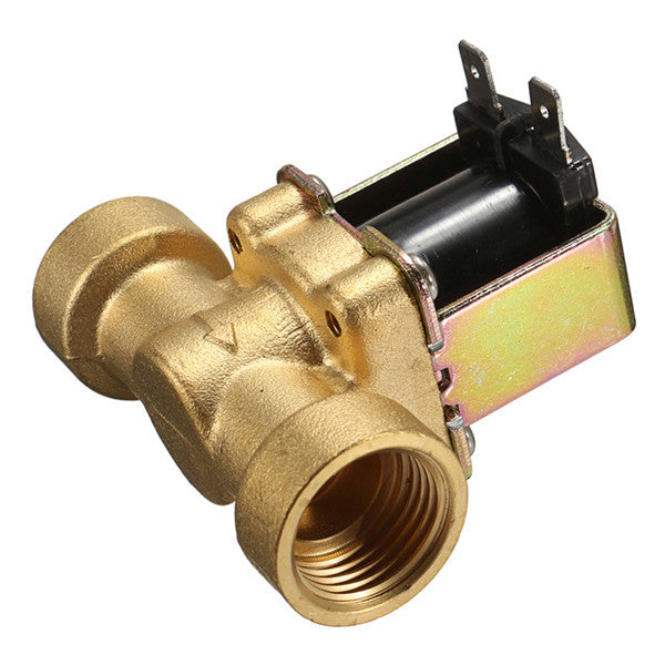 220V 2 Way Normally Closed Brass Electric Solenoid Valve for Air Water Valve