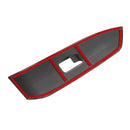 Black Titanium Inner Window Switch Panel Cover Trim For Mazda CX-5 CX5 2017-2018