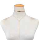 Simple Crystal Necklace Sequins Clavicle Chain Women Choker