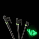 Selpa 100Pcs 3mm O Shape Luminous Silicone Ring For Wind Rope Camp Tent Pegs Accessories