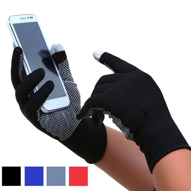 Bakeey Thin Two-fingers Touch Screen Gloves Outdoor Sports Cycling Driving Jogging Running Anti Slip Gloves for iPhone Xiaomi Tablet