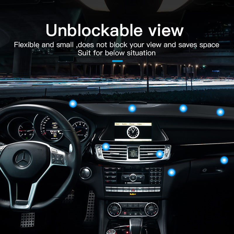 KUULAA Magnetic Air Vent Dashboard Car Phone Holder Car Mount for 4.0-6.8 Inch Smart Phone for iPhone for Samsung Xiaomi Redmi Note 10