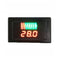20pcs 12-60V Car Lead Acid Battery Charge Level Indicator Battery Tester Lithium Battery Capacity Meter Dual Red LED Tester Digital Voltmeter