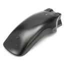 Motorcycle Rear Fender Mudguard Fit For Yamaha/Honda/Suzuki Chopper Cruiser Silver Black