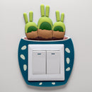 Luminous Light Switch Stickers Cartoon Decorative Wall Stickers