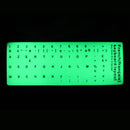 Fluorescent Keyboard Cover Stickers Luminous Waterproof Keyboard Protective Film