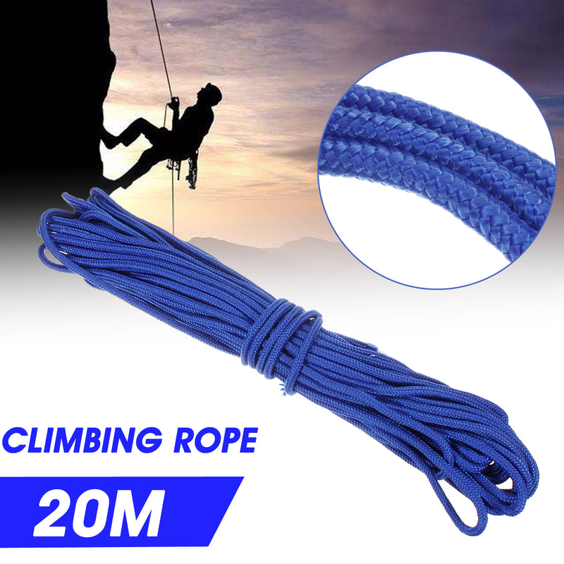 20 Meters Climbing Rope Outdoor Escape Rope High Strength Nylon Rope