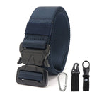 Xmund XD-TB3 125cm Men's 1000D Nylon Belt Metal Buckle Quick Release Tactical Belts With Carabiner Eagle Mouth Buckle Beverage Hanging Belt