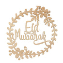 5Pcs Happy Eid Adha Mubark Hanging Garlet Festival Home Wall Door Hang Decorations