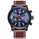 CURREN 8281 Working Little Dials Chronograph Quartz Watch Waterproof Sport Men Watch