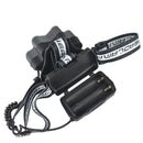 XANES 2501-A 7LED 2200 Lumens Bicycling Headlamp 6 Switch Modes With SOS Help Whistle Bike Light