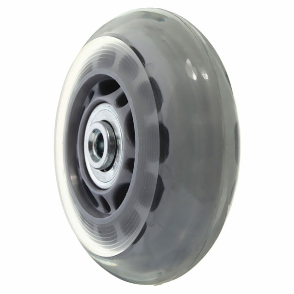 2pcs 70mm Clear Luggage Suitcase Replacement Rubber Wheel Roller Suitcase Repair Parts