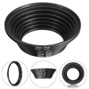 7-in-1 49 52 55 58 62 67 72 77mm Metal Step Up Rings Lens Adapter Filter Set