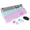 Ultra Thin Mute 2.4GHz Wireless 101 Keys Keyboard and 1600DPI Mouse Combo Set for Desktop Laptop