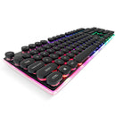 iMiCE AK-700 104 Keys LED Backlit Wired Punk Keycaps Gaming Keyboard for Laptop PC