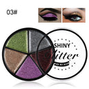 XLOONG 5 colors Eye Shadow Palette Shimmer Eyes Makeup Set