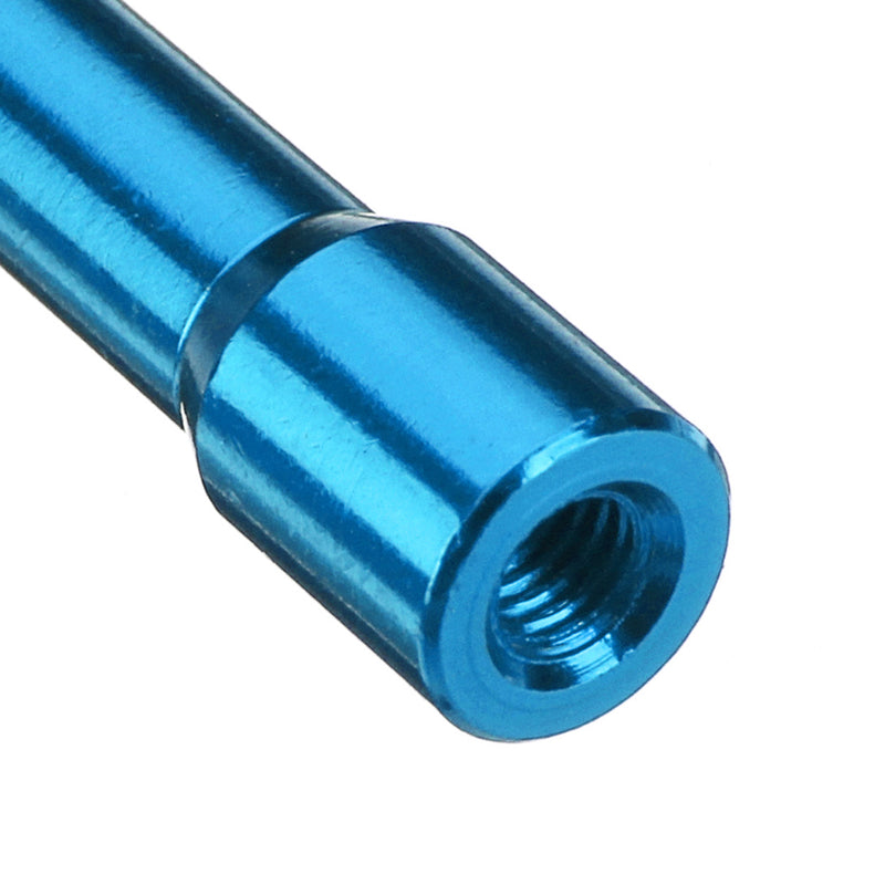 Suleve M3AS12 10Pcs M3 25mm Aluminum Alloy Standoff Spacer Round Column MultiColor Smooth Surface