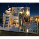 DIY Dolls House Handcraft Light Furniture Kids Toys Gifts Project Miniature Kit