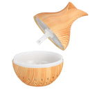 7 Colors USB Mini Wood Grain Air Purifier Humidifier Aroma Essential Oil Diffuser LED Lights