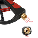 Drillpro 4000 PSI High Pressure Washer Water Guns Wand Tips Pistol Short Spray Guns Jet Lance Nozzle 4 Quick-coupler Spray Nozzle Tips