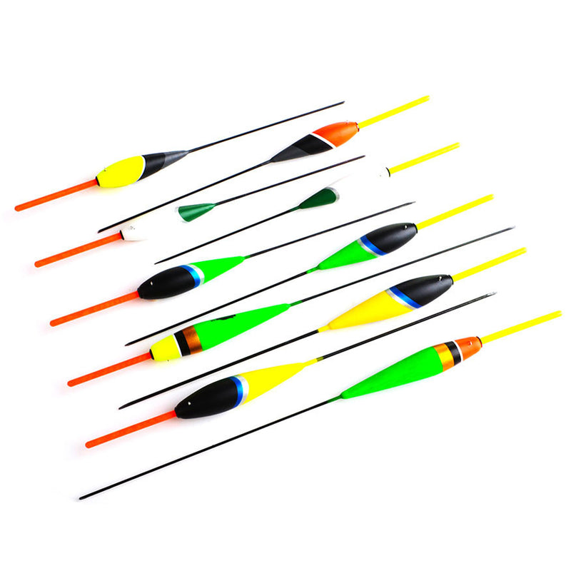 10pcs/lot 17-22.5cm Wooden Standable Barr Fir Fish Float Hard Bait Fishing Lure Fishing Float