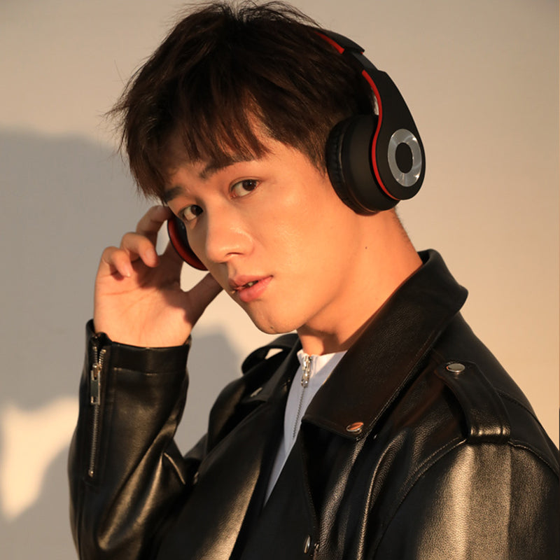 Portable bluetooth 5.0 Headset Hi-Fi Smart Touch Control Waterproof Folable Headphone Support TF Card