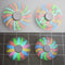 Geekcreit DIY Round Triangle LED POV Rotation Hand Spinner SMD Learning Kit