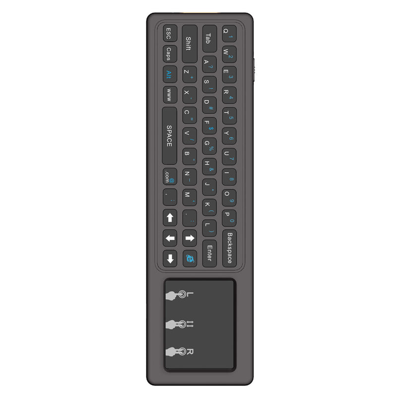 T6 Double-sided Air Mouse Keyboard with Touchpad Six Axis Somatosensory Game Android Remote Controller bluetooth Connection