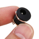 30pcs DC-022 5.5-2.1mm Round Hole Screw Nut DC Power Socket ROHS Internal Diameter 5.5mm