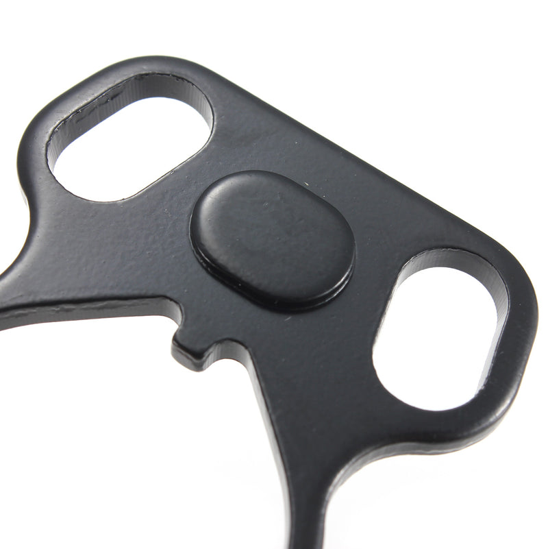 Tactical End Plate Oval Dual Loop Sling Ring Mount Adapter Right/Left Handed