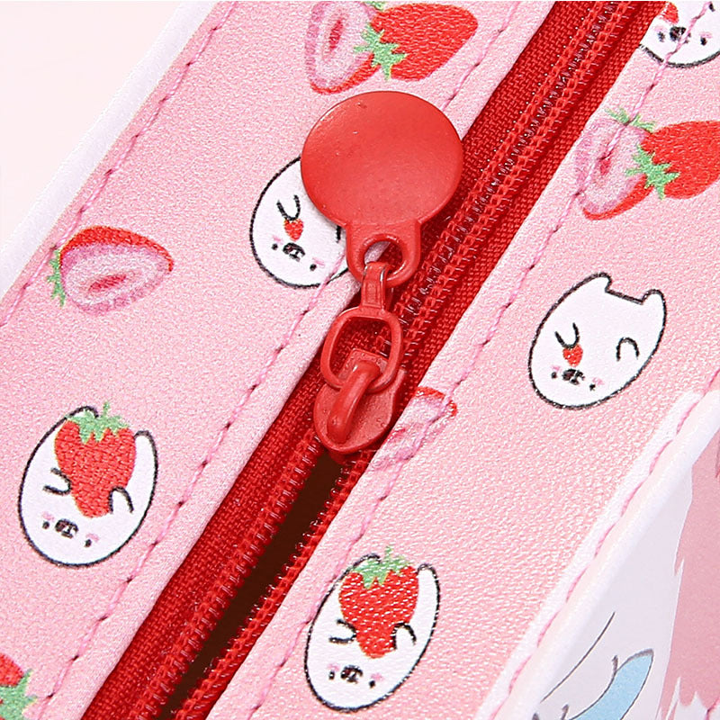 WAM PC-03 Milk Bottle Pencil Case PU Pen Storage Bag Pouch Office School Stationery Supplies