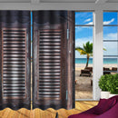 2 Panel 3D Pringting Blackout Window Curtains Screens Thermal Drapes For Study Room Bedroom