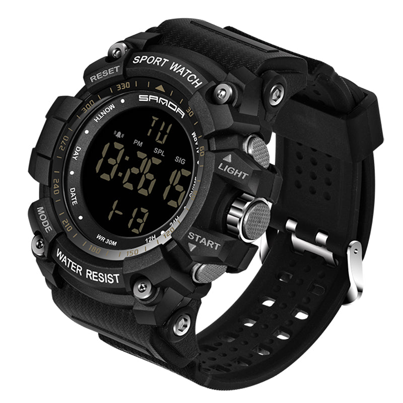 SANDA 359 Digital Watch Military Multifunction Stoptwatch Waterproof Student Men Watch