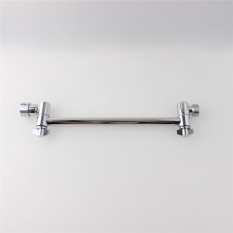 11 Inch Copper Shower Extension Arm Connecting Rod Adjustable Elbow Shower Rotating Arm Bracket