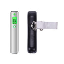 50kg/110Lbs LCD Display Luggage Scale  Stainless Steel Travel Weight Scale Portable Digital Luggage Scale with 1M Tape Measure Spirit Level